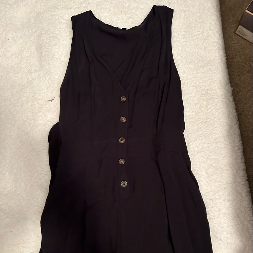 Express ankle length button up jumpsuit